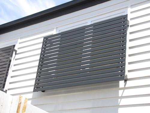 Bayside Privacy Screens install quality aluminium Baton Style Window Screens