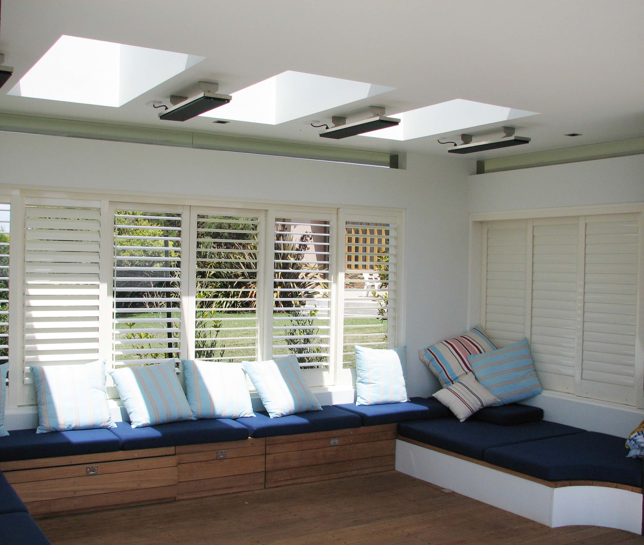 Pivoting Louvre Blade Shutter Panels