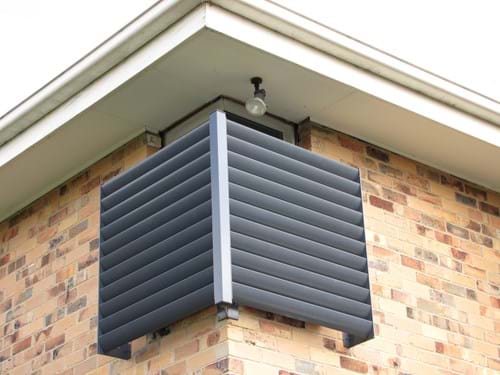 Louvre Blade Window Screens by Bayside Privacy Screens provide the perfect solution
