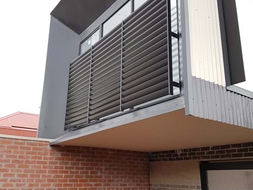 louver blade window privacy screen